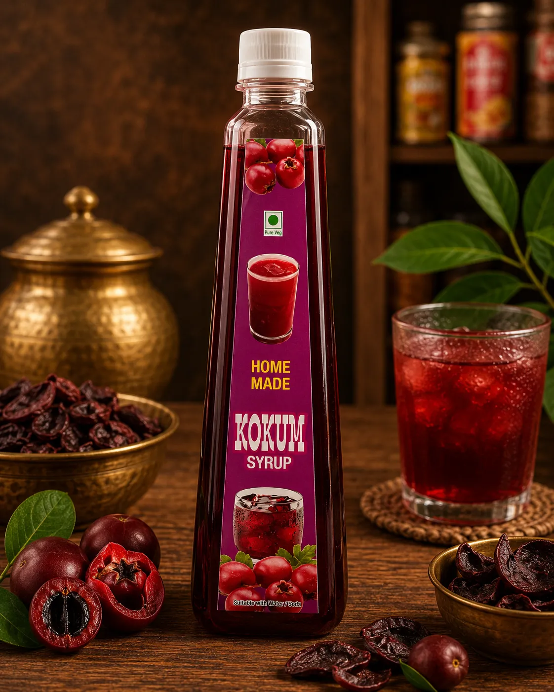 Ila's Kitchen Kokum syrup bottle