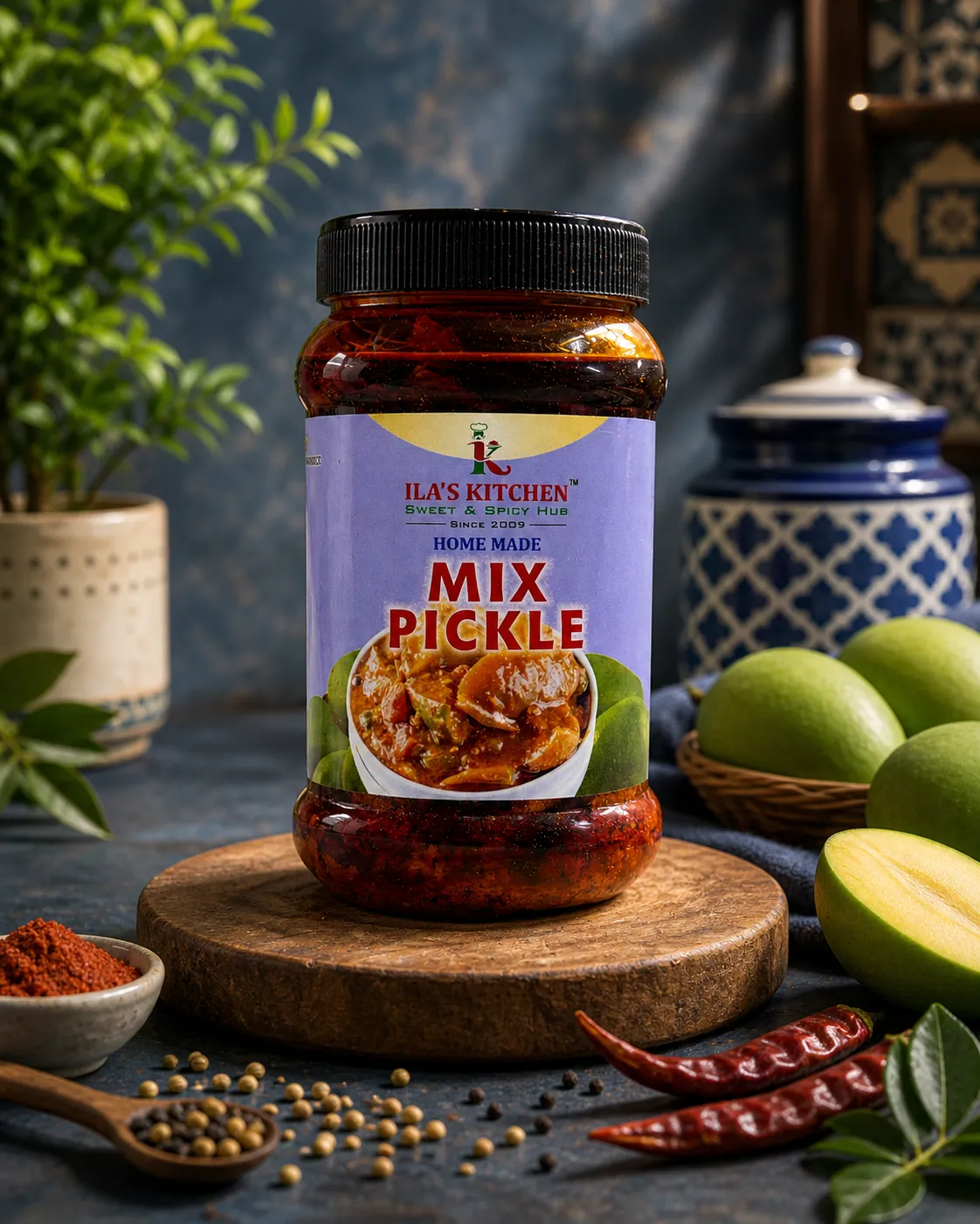 Ila's Kitchen Mix Pickle jar