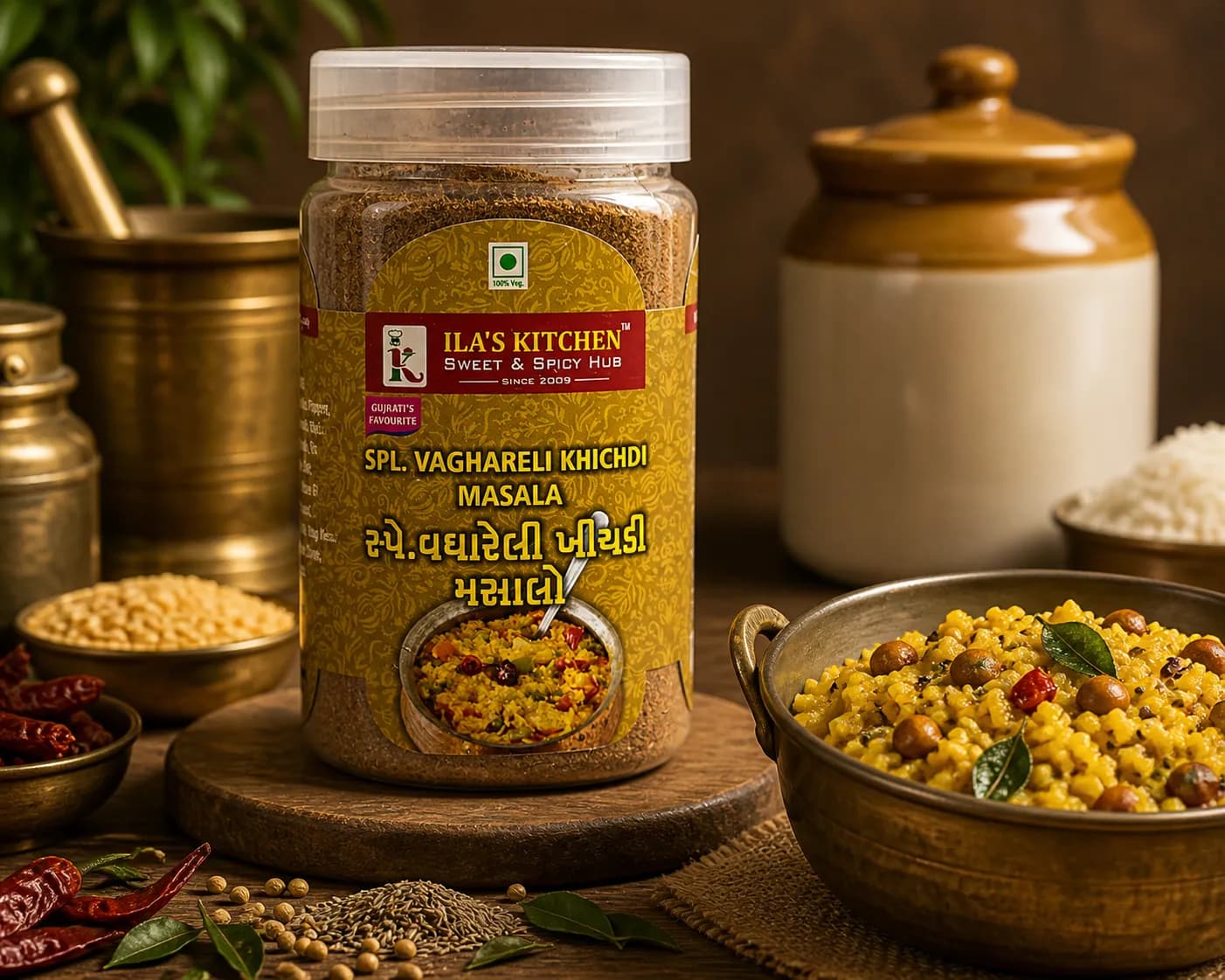 Special Vaghareli Khichdi Masala jar